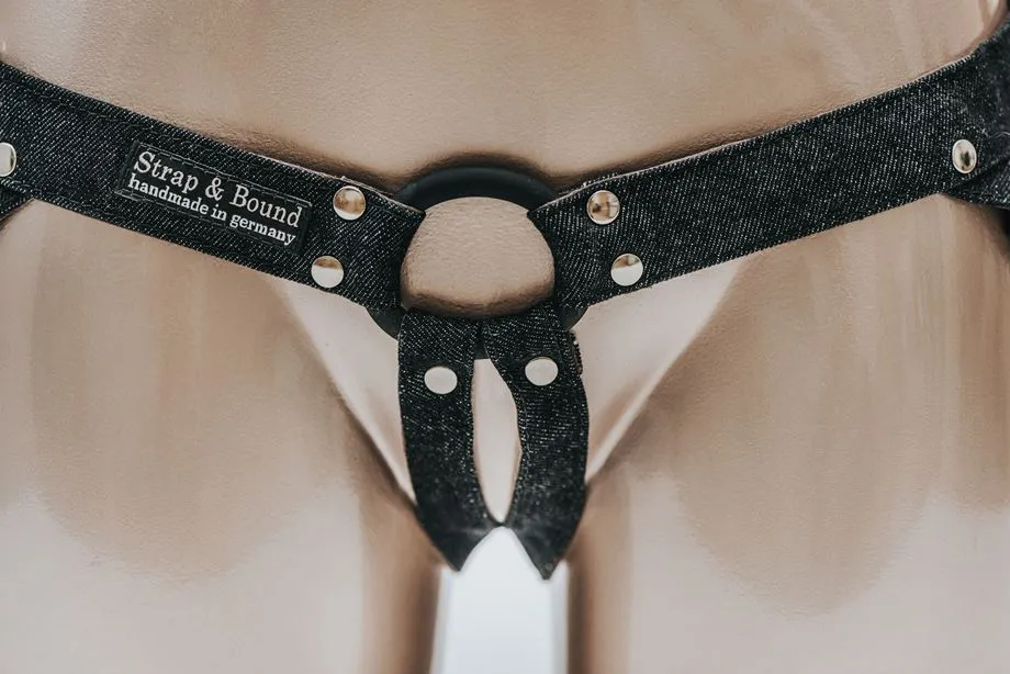 JEANS HARNESS Black Denim