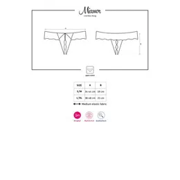 MIAMOR String/ Tanga ouvert S/M 5