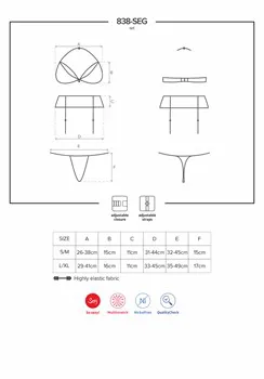 SET ROUGE Ensemble 3 pièces S/M 5