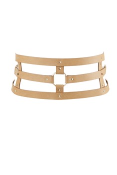 WIDE BELT AND RESTRAINTS - Marron 1