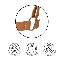 WIDE BELT AND RESTRAINTS - Marron 4