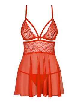 BABYDOLL Rouge XXL 1